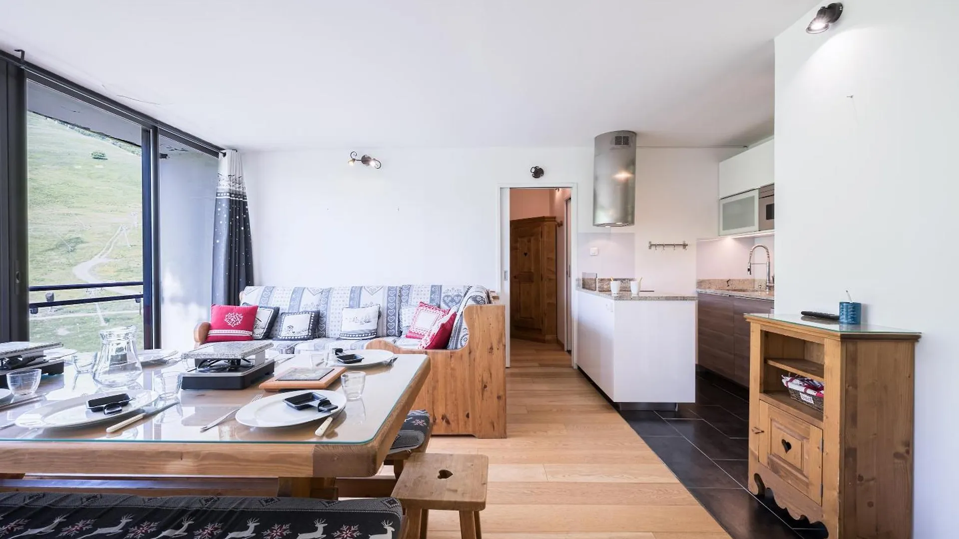 Le Chrystal Des Neiges - Le Corbier - Vue Pistes Apartamento Villarembert