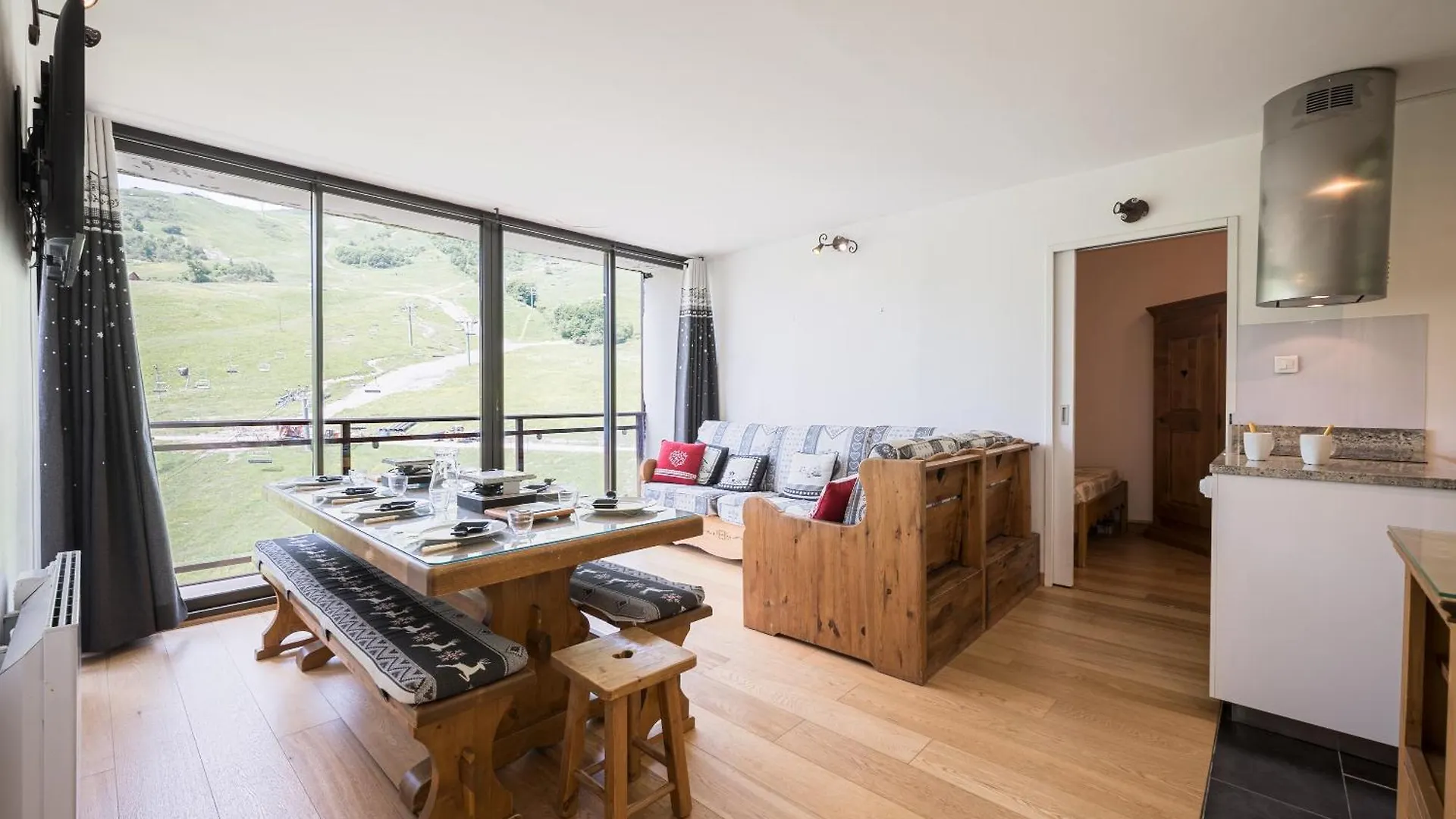 Le Chrystal Des Neiges - Le Corbier - Vue Pistes Apartamento Villarembert